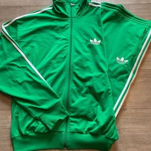 Adidas Men’s 3XL green tracksuit jacket & pants